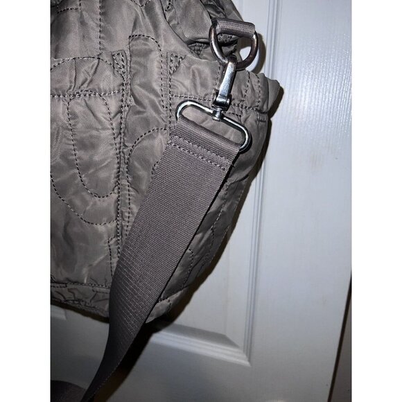 MARC BY MARC JACOBS Workwear Tote Quilted Gray Nylon Pretty Eliza Diaper Bag - Picture 4 of 16